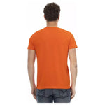 Trussardi Action Orange Cotton Men T-Shirt TR-22813-S