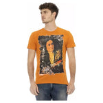 Trussardi Action Orange Cotton Men T-Shirt TR-22743-S