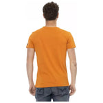 Trussardi Action Orange Cotton Men T-Shirt TR-22743-S