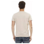 Trussardi Action Beige Cotton Men T-Shirt TR-22741-S