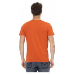 Trussardi Action Orange Cotton Men T-Shirt TR-22735-M