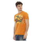 Trussardi Action Orange Cotton Men T-Shirt TR-22705-S
