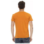 Trussardi Action Orange Cotton Men T-Shirt TR-22705-S