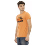 Trussardi Action Orange Cotton Men T-Shirt TR-22678-M