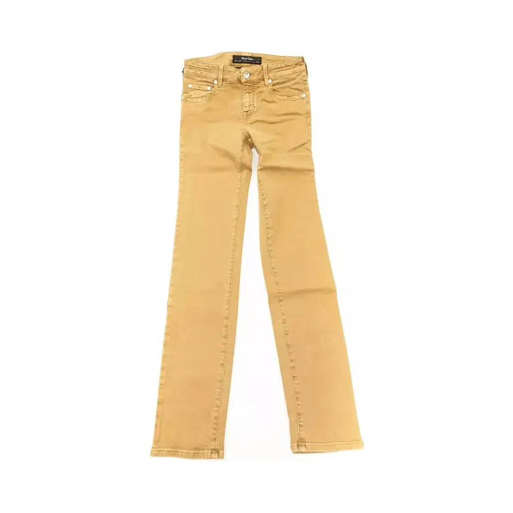 Jacob Cohen Beige Cotton Women Jeans JA-22273-W29
