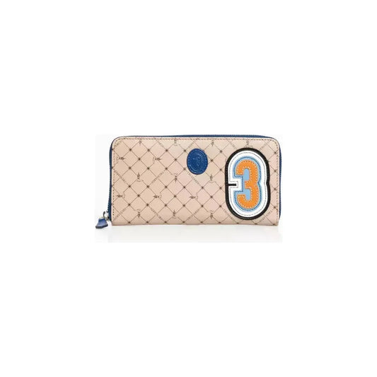 Trussardi Beige Leather Men Wallet TR-21576