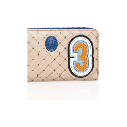 Trussardi Beige Leather Men Wallet Wallet