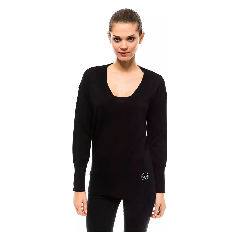 Montana Blu Black Wool Sweater