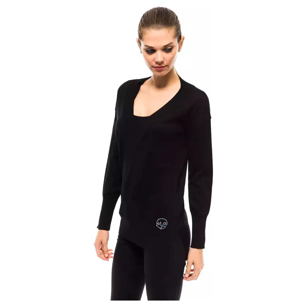 Montana Blu Black Wool Sweater