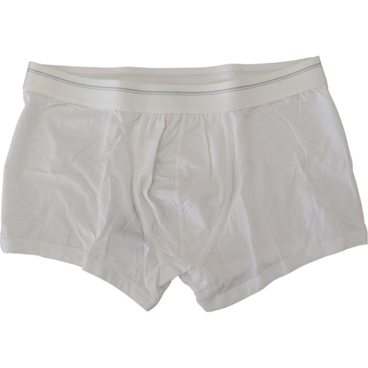 Dolce & Gabbana White Cotton Blend Regular Boxer Underwear BIK1592 - IT4