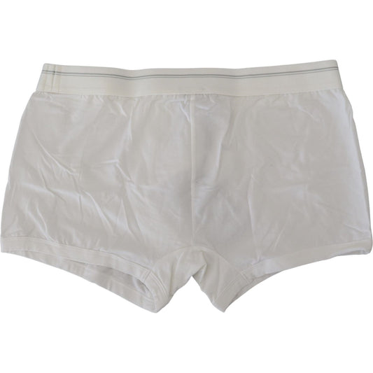 Dolce & Gabbana White Cotton Blend Regular Boxer Underwear BIK1592 - IT4