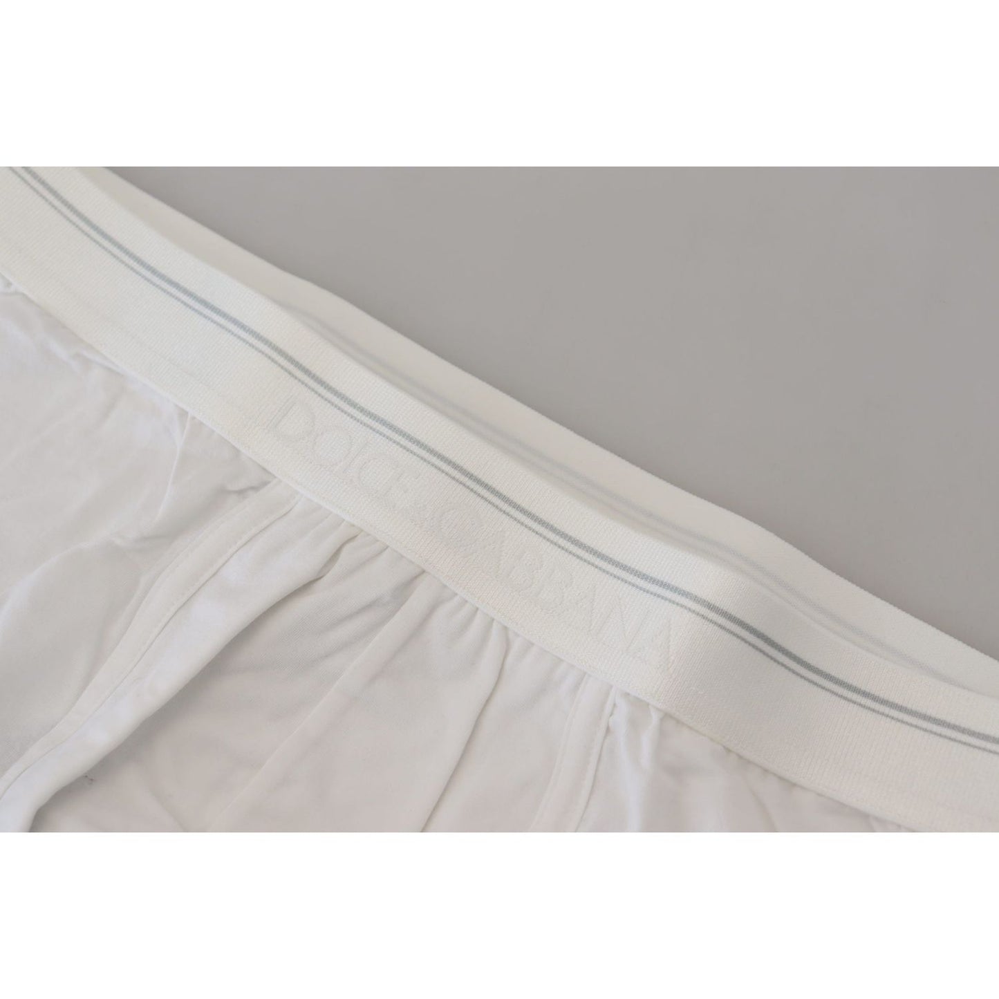 Dolce & Gabbana White Cotton Blend Regular Boxer Underwear BIK1592 - IT4