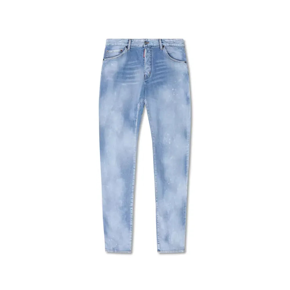 Dsquared² Blue Cotton Jeans Denim