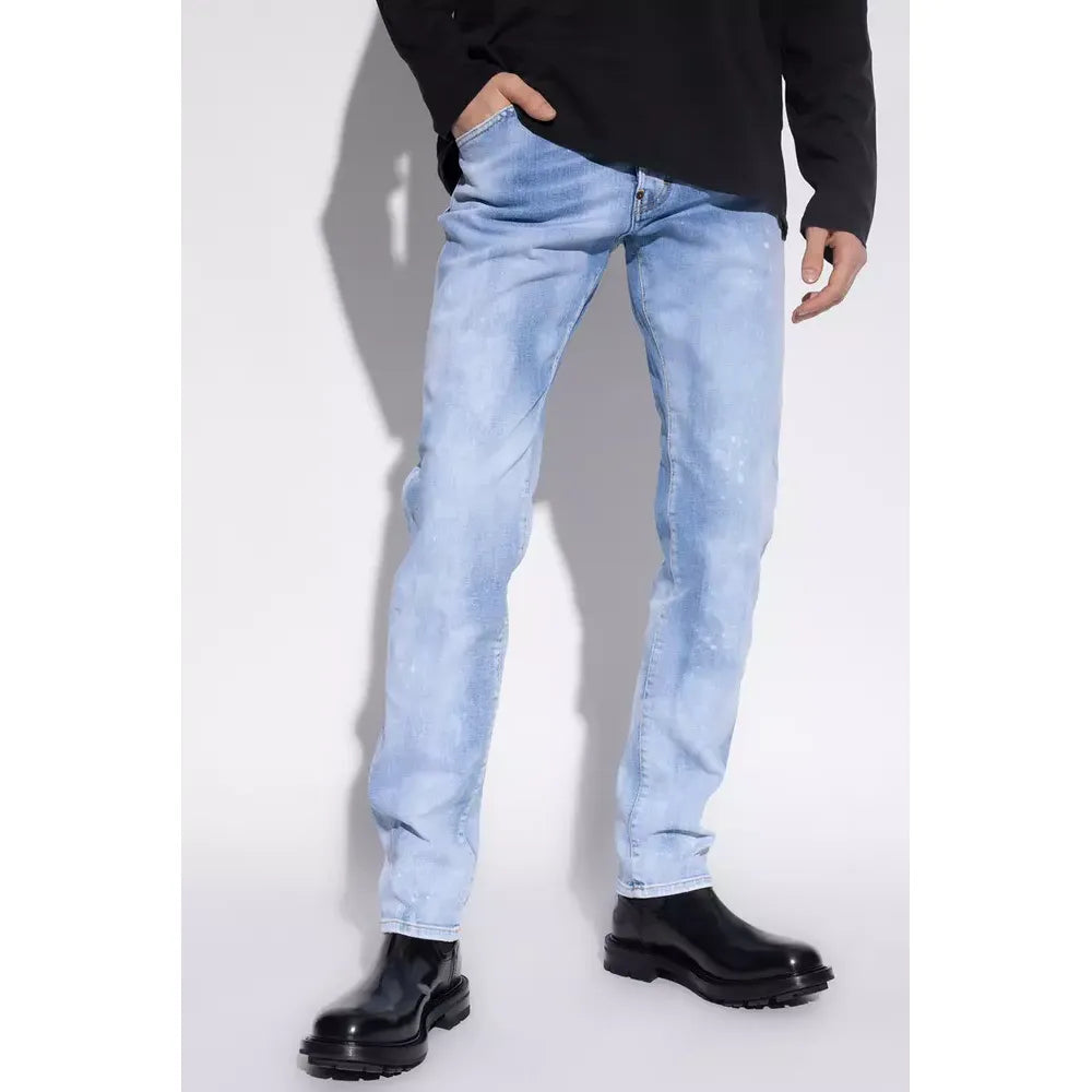 Dsquared² Blue Cotton Jeans Denim