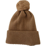 Dolce & Gabbana Brown Solid Knitted Fur Ball Winter Beanie Hat HAT9441
