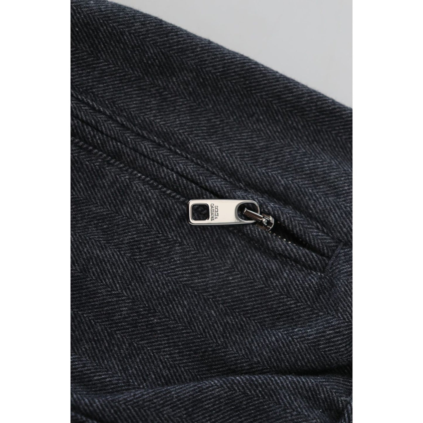 Dolce & Gabbana Gray Cotton Jogger Men Pants