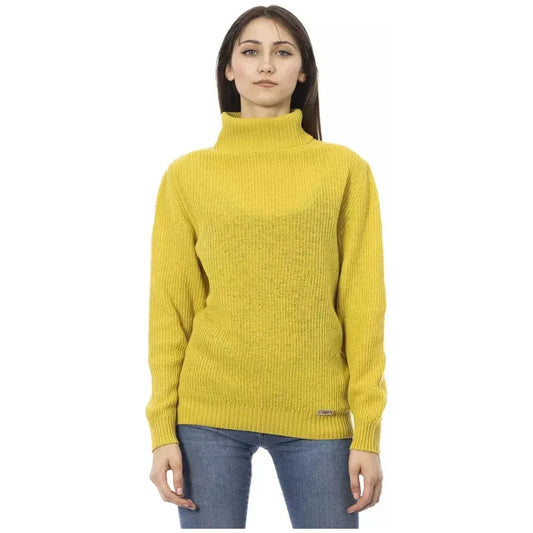 Baldinini Trend Yellow Wool Women Sweater