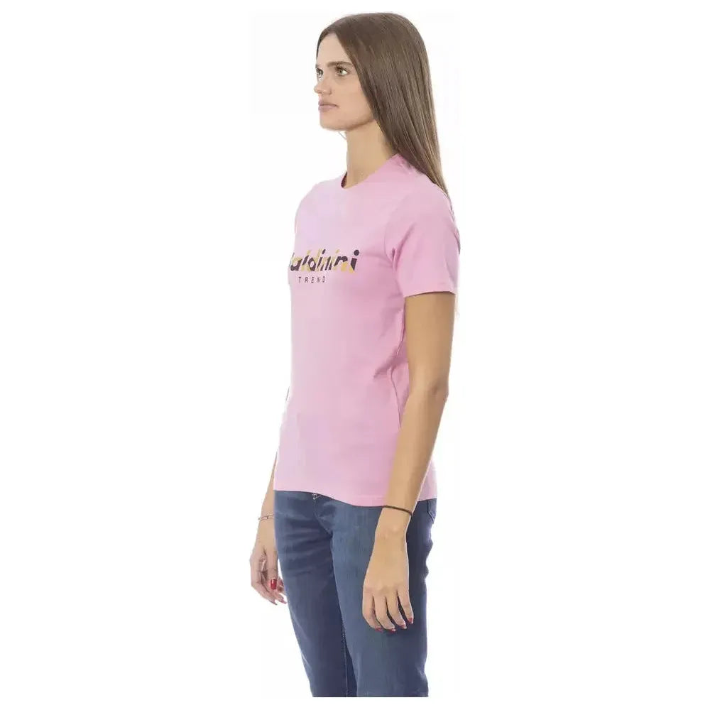 Baldinini Trend Multicolor Cotton T-Shirt
