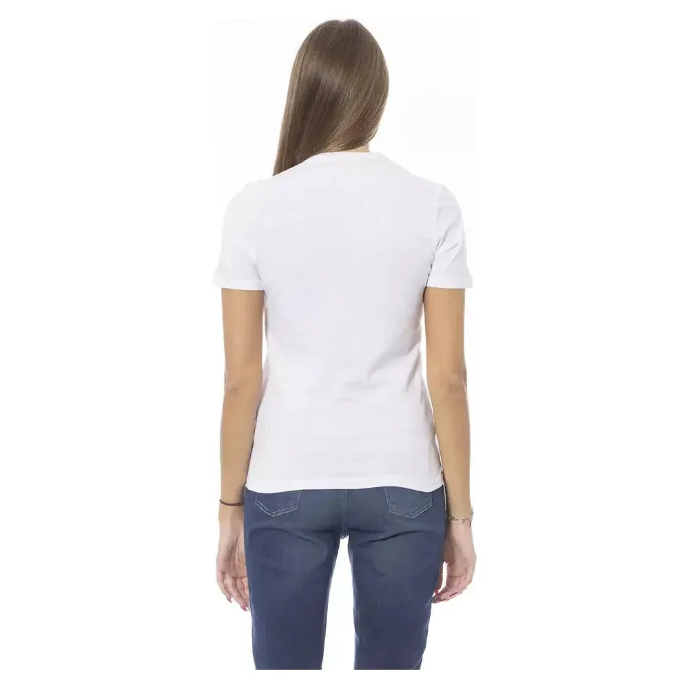 Baldinini Trend White Cotton Women T-Shirt