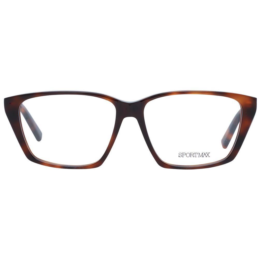 Sportmax Brown Women Glasses Frame