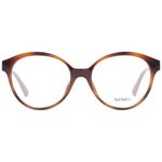 Max & Co Brown Women Glasses Frame with full-rim round style and plastic material, lens width 53, bridge width 17, temples length 140.