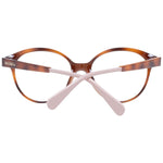 Max & Co Brown Women Glasses Frame with full-rim round plastic design, brown color, and 53-17-140 size, includes branded case.