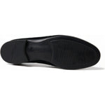 Dolce & Gabbana Black Velvet Lace Up Formal Derby Dress Shoes