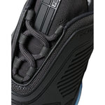 Prada Elegant Men's Black Mesh Sneakers Prada Dark Slate Gray