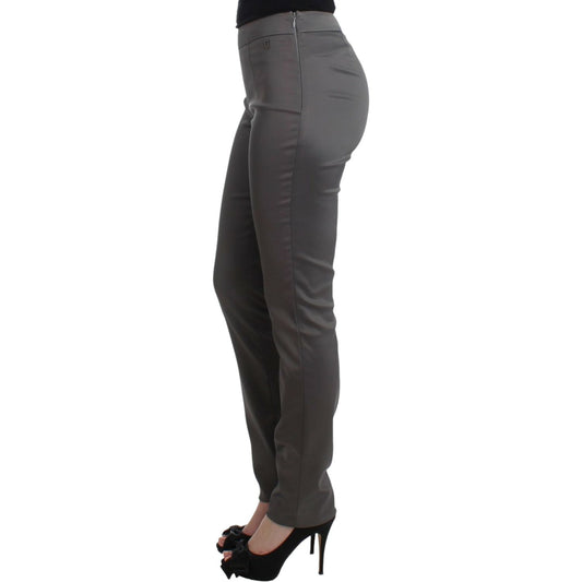 John Galliano Gray slim fit pants