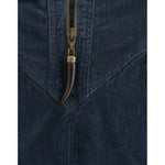 Cavalli Blue corduroy pencil skirt