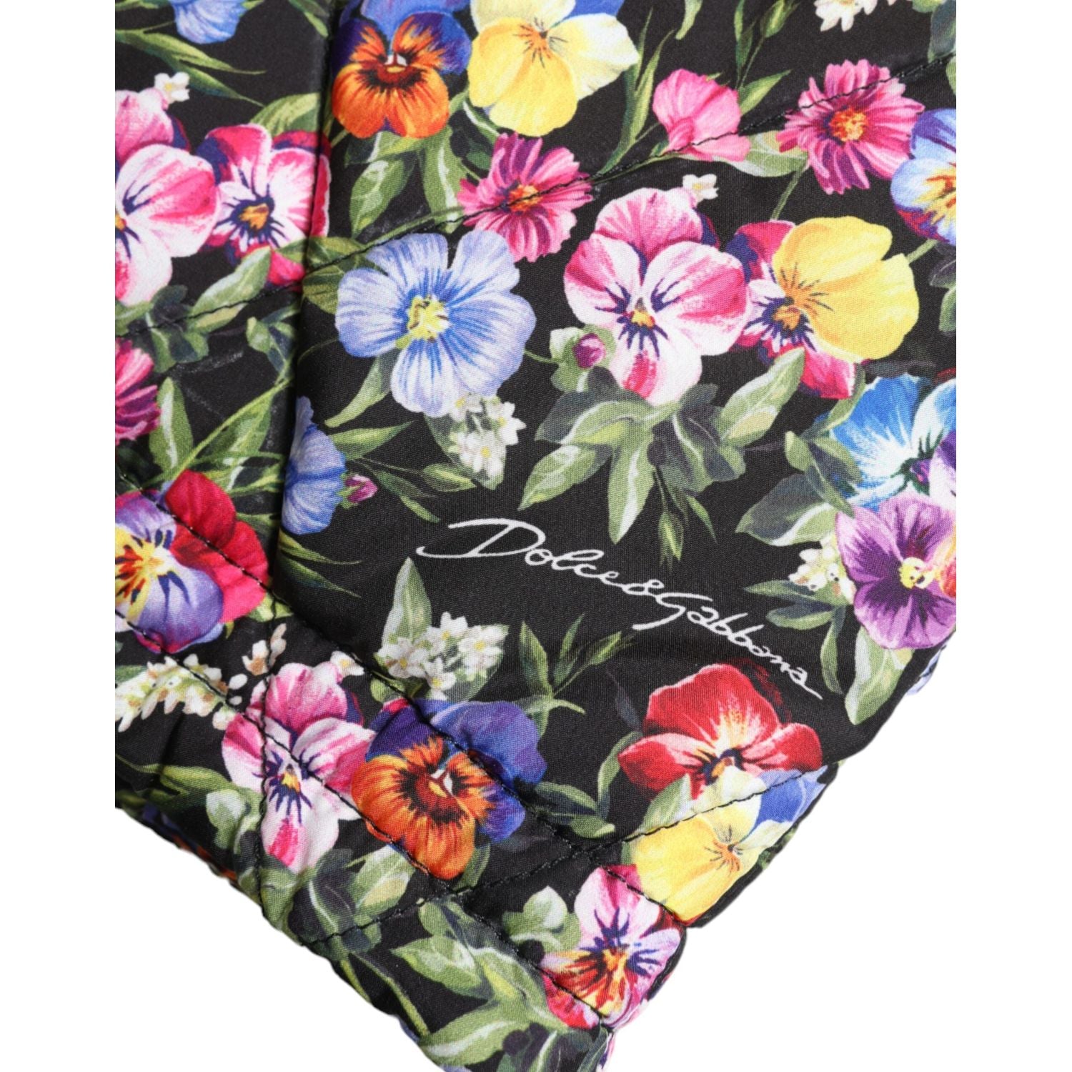 Dolce & Gabbana Multicolor Floral High Waist Hot Pants Shorts