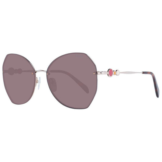 Emilio Pucci Rose Gold Metal Sunglasses