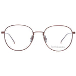 Scotch & Soda Brown Men Glasses Frame, metal round full-rim design, size 51-19-145 with branded case, stylish eyewear for men.