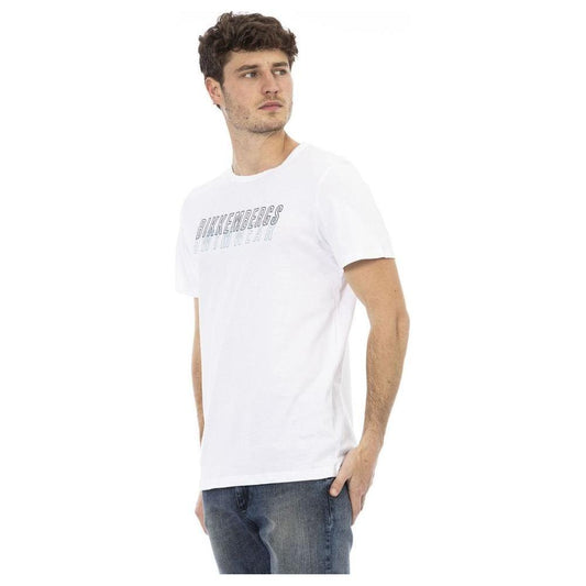 Bikkembergs White Cotton Men T-Shirt BI-22051-L