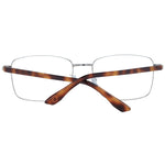 BMW Gold Men Glasses Frame, full-rim rectangle design with gold metal and plastic structure, demo lenses, size 56-18-145, includes branded case