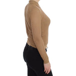 Dolce & Gabbana Beige Knitted Cotton Polo Cardigan Sweater SIG13249-1