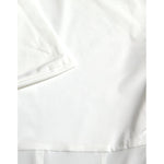 Dolce & Gabbana White Nylon Strapless Bodycon Jumpsuit Dress DR281060-40