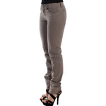Ermanno Scervino Taupe Beige Slim Jeans Denim Pants Skinny SIG12685-1
