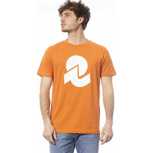 Invicta Orange Cotton Men T-Shirt IN-24031-S