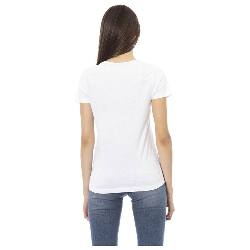 Trussardi Action White Cotton T-Shirt