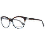 Marciano by Guess Brown Women Glasses Frame, full-rim butterfly style with brown plastic frame and demo lenses, includes branded case.
