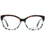 Marciano by Guess Brown Women Glasses Frame, butterfly style, full-rim plastic frame, demo lenses, branded case included.