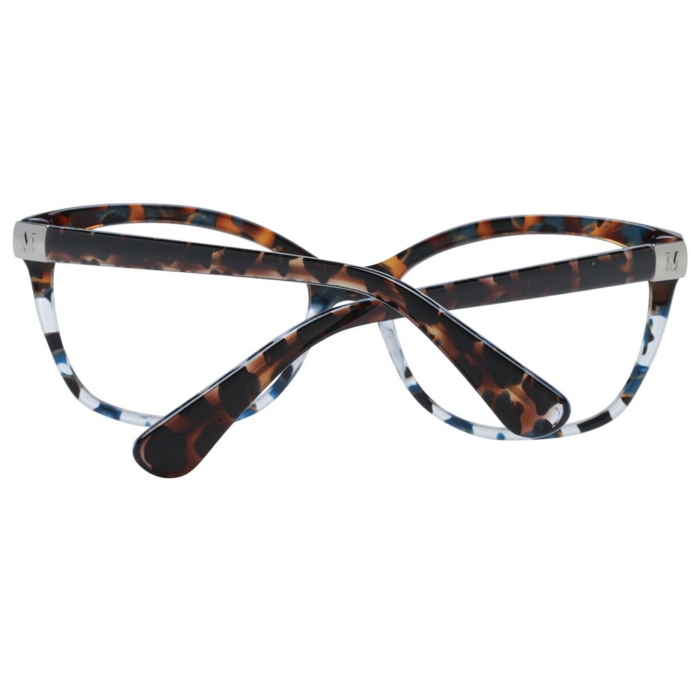 Marciano by Guess Brown Women Glasses Frame in full-rim butterfly style, brown plastic frame with demo lenses, includes branded case.