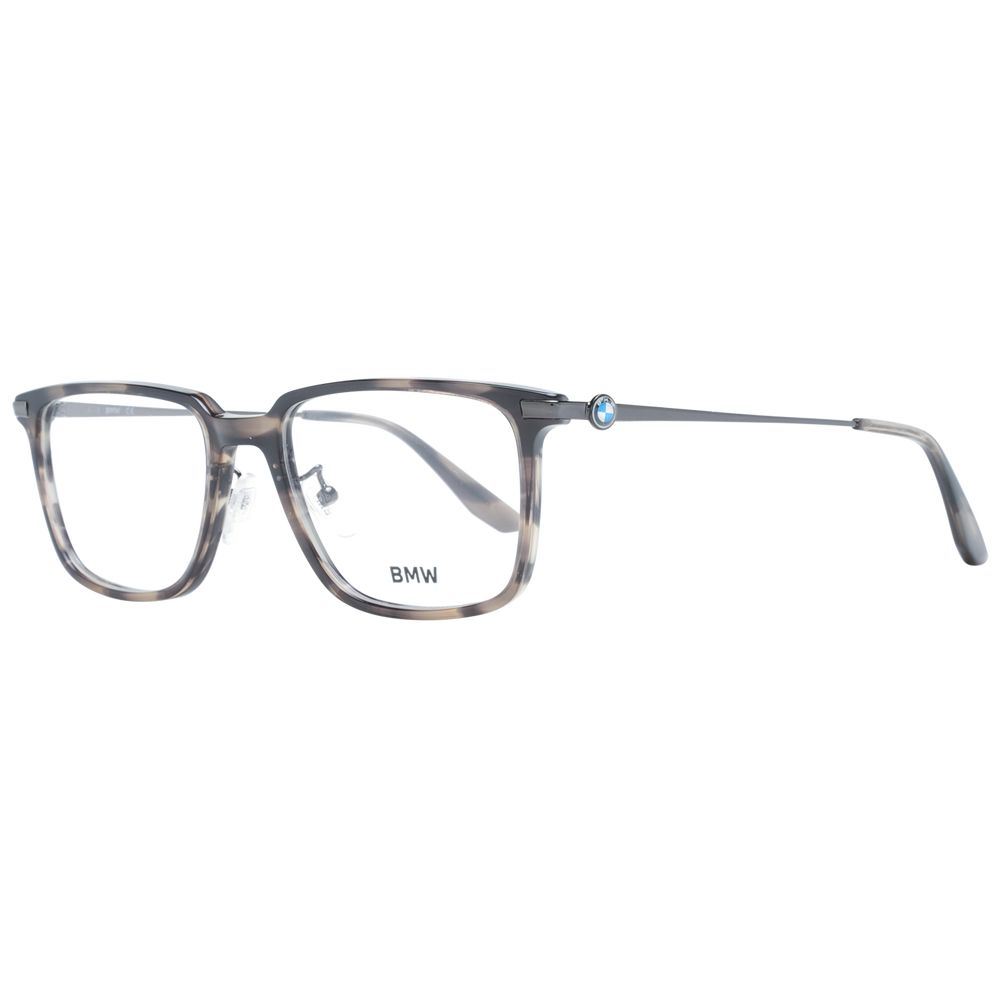 BMW Gray Men Glasses Frame full-rim grey plastic with demo lenses