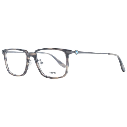 BMW Gray Men Glasses Frame full-rim grey plastic with demo lenses