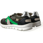 Dolce & Gabbana Multicolor Leather Suede Low Top Sneakers Shoes