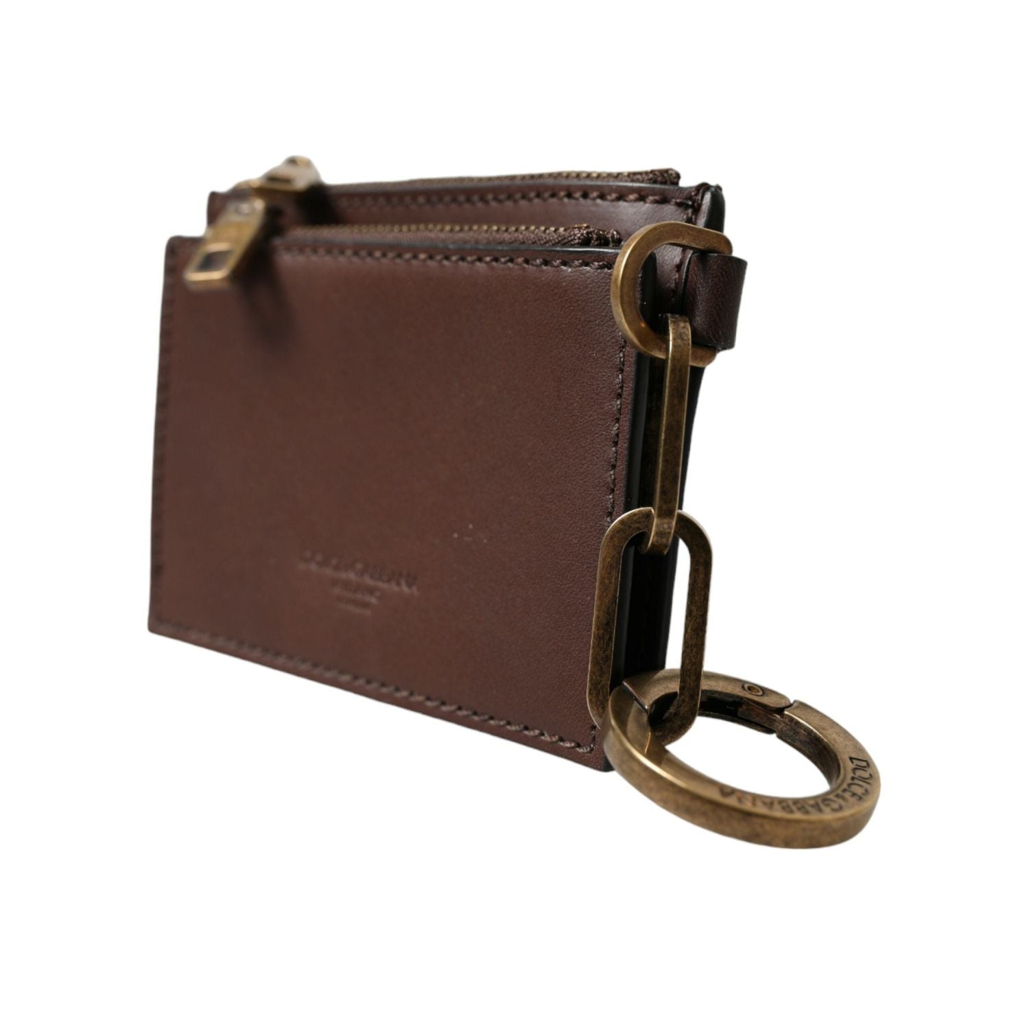Front view with bag zipped and handles upright.
