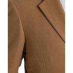 Prada Brown Cashmere 2 Piece Single Breasted Suit Prada Sienna