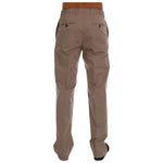 Dolce & Gabbana Beige Cotton Stretch Chinos Pants PAN60708-6