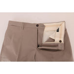 Dolce & Gabbana Beige Cotton Stretch Chinos Pants PAN60708-6